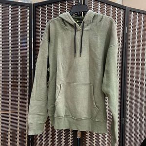 Zella Atlas Vintage Wash Hoodie Sweatshirt Green Cypress